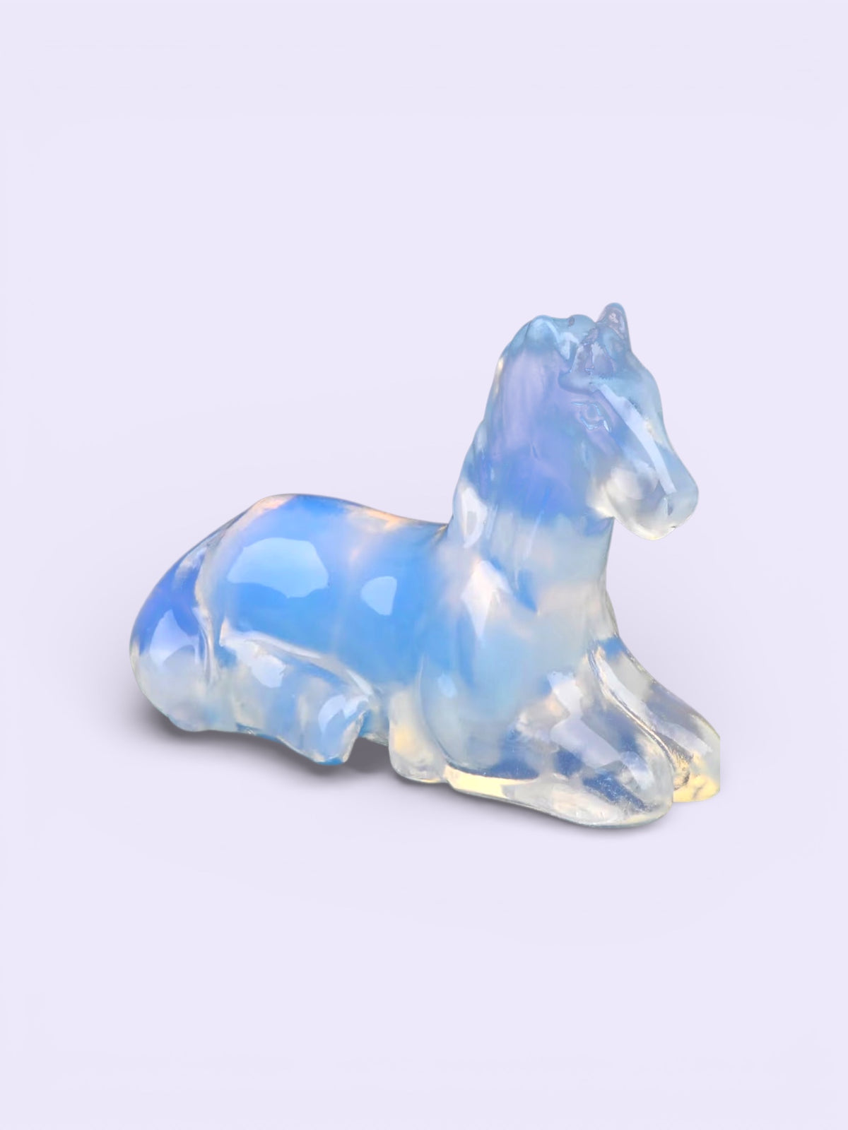 Crystal Horse Figurines