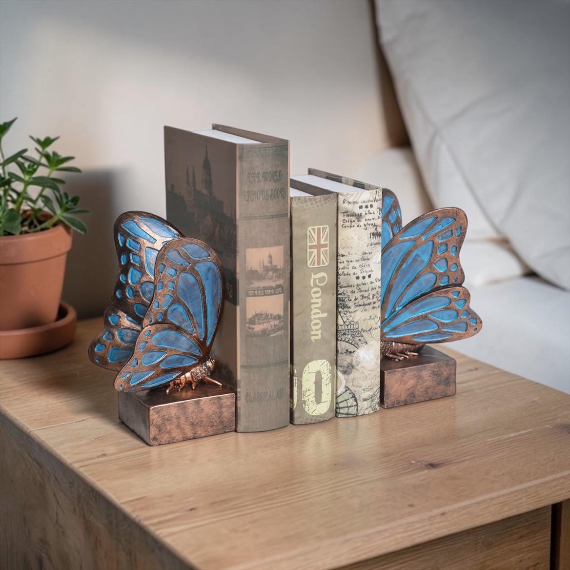 Heavy Duty Butterfly Bookends