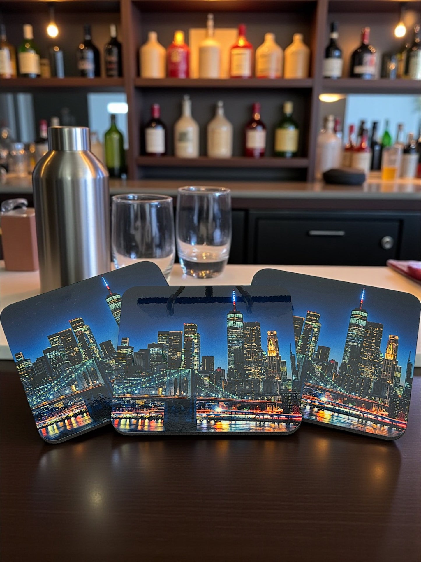NYC Skyline Coaster Set