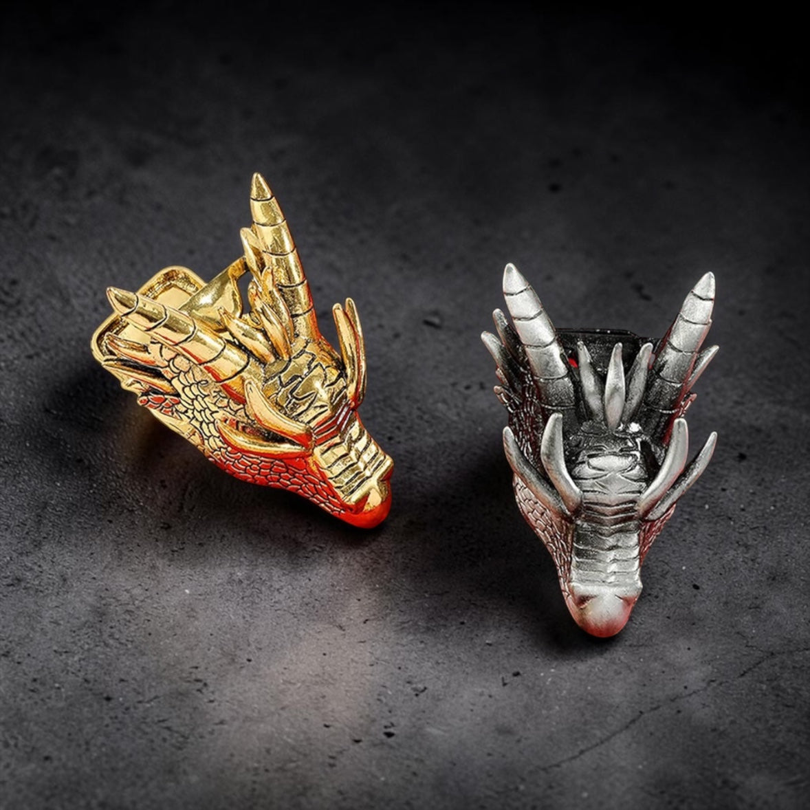 Retro Metal Dragon Head Book Journal Clip