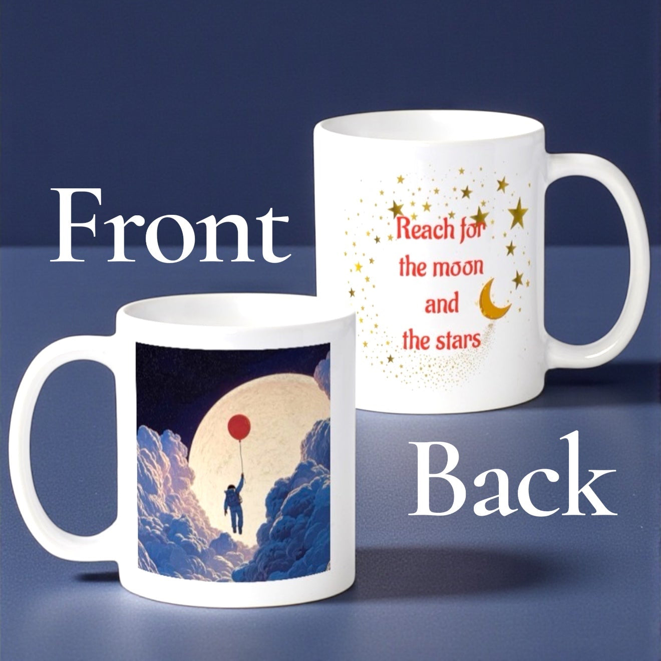 Reach For The Moon 11oz Drinking Mug