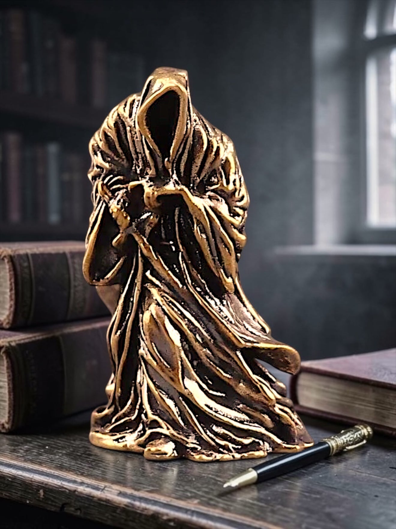 Brass Mini Grimm Reaper Collectible Figurine