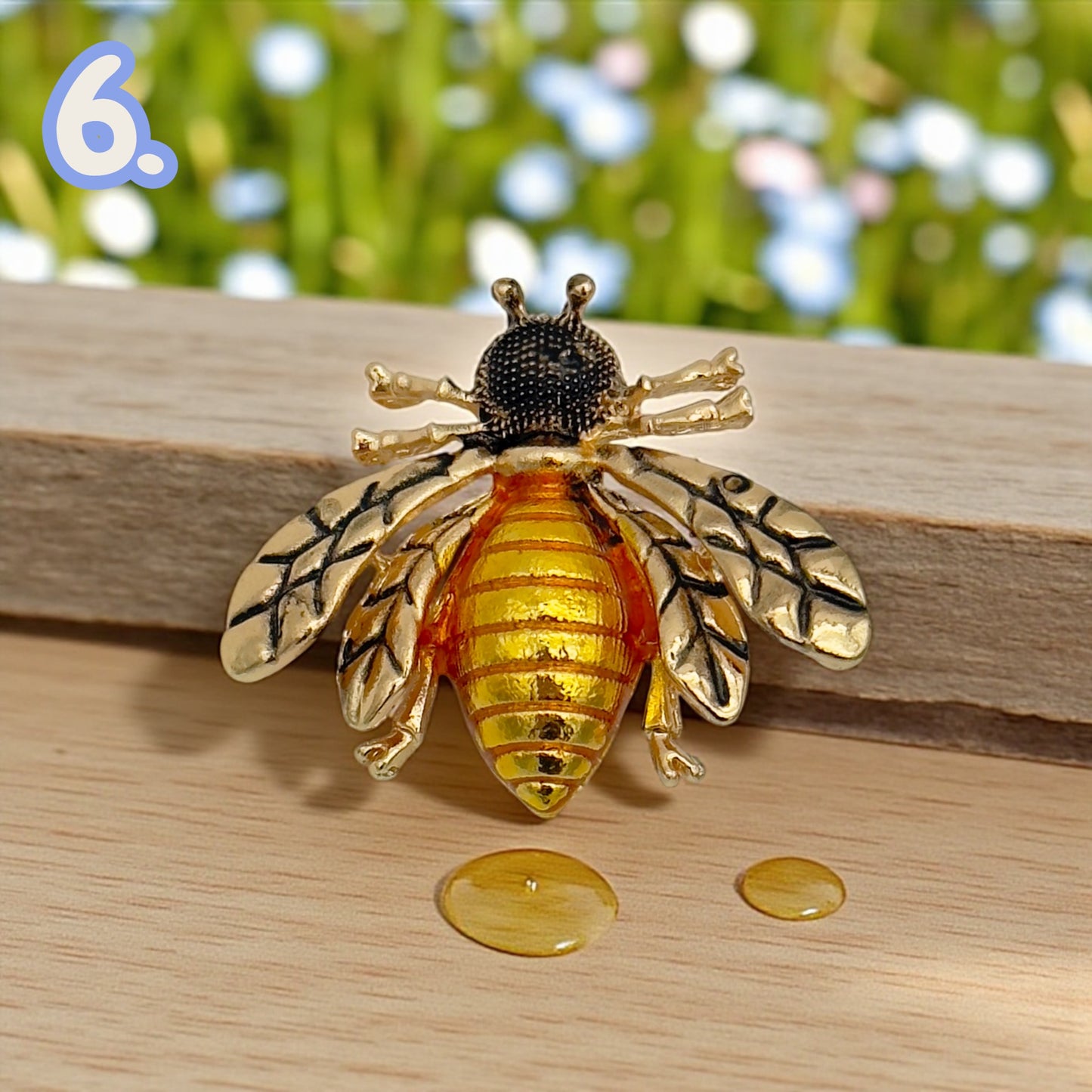 Insect Brooches: Bee Pins