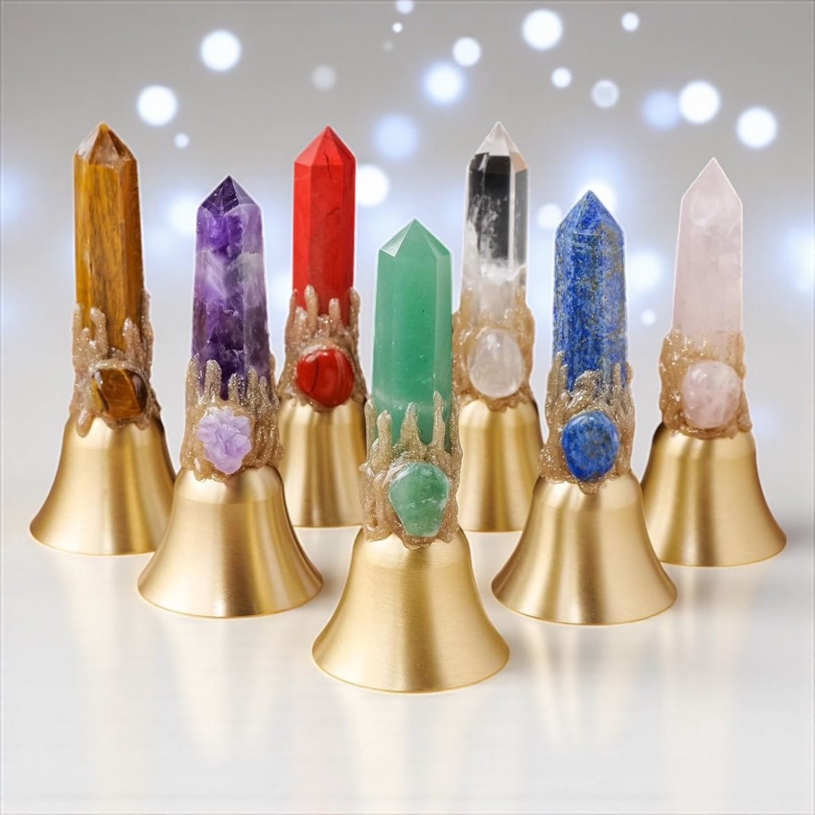 Crystal Altar Hand Tower Bell