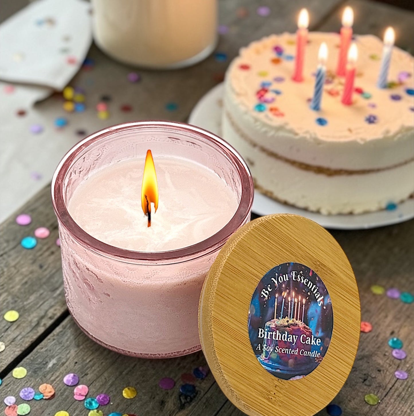 Classic Birthday Cake Scented Candle