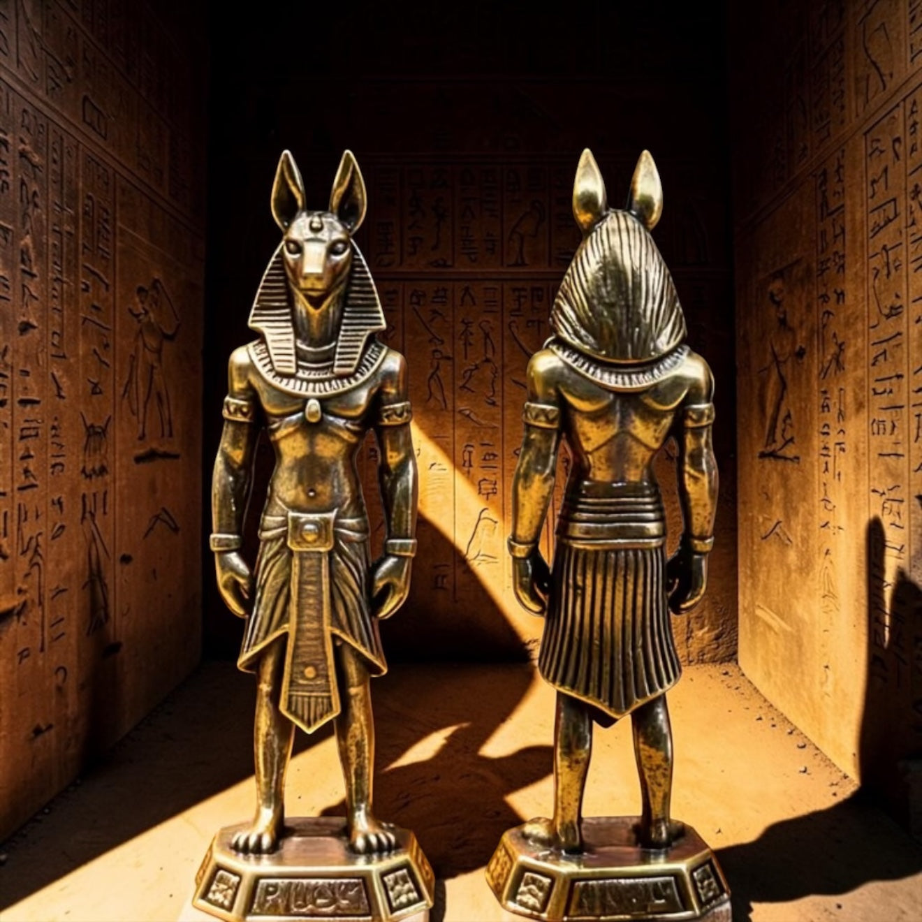 Brass Mini Anubis Collectible Figurine