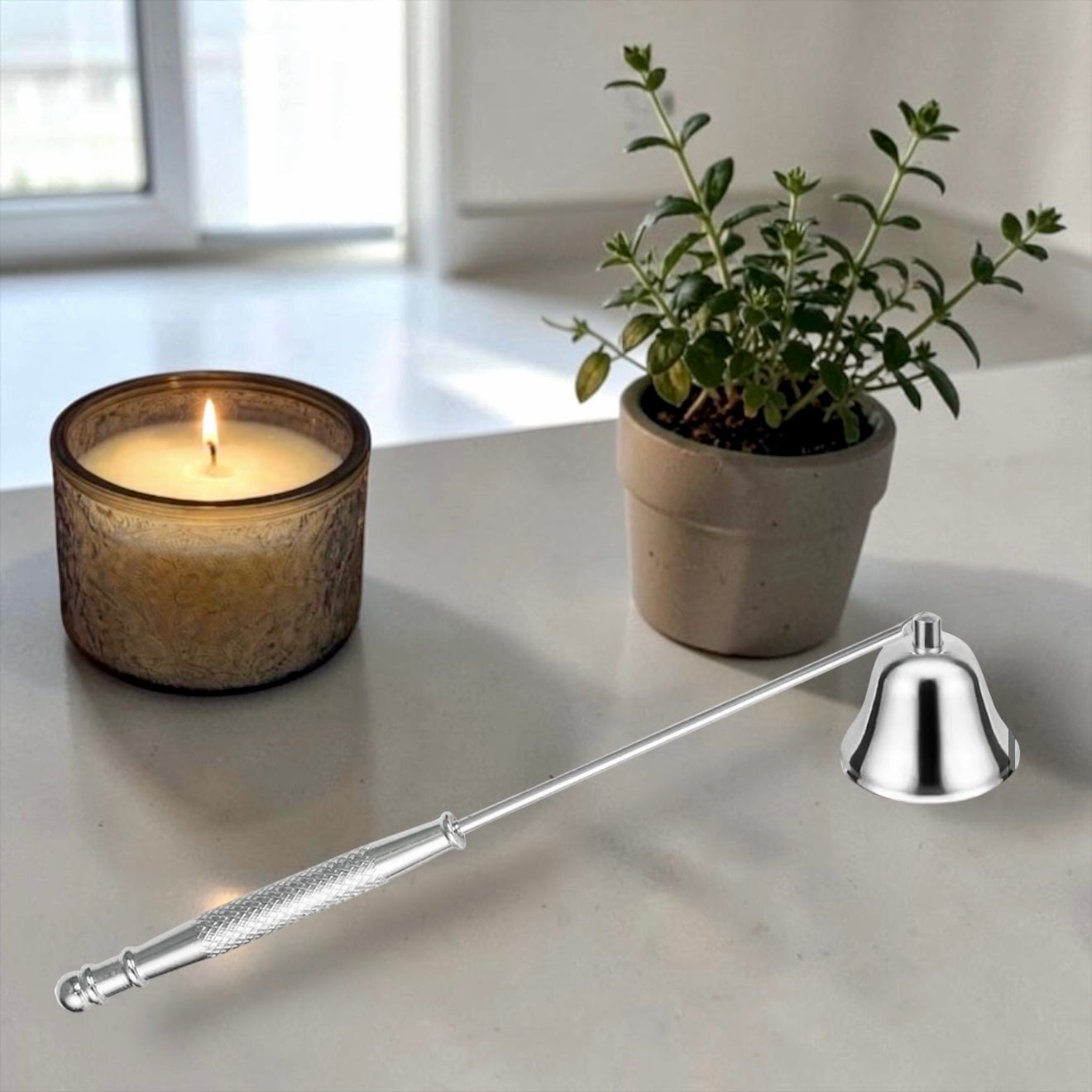 Classic Metal Candle Snuffer