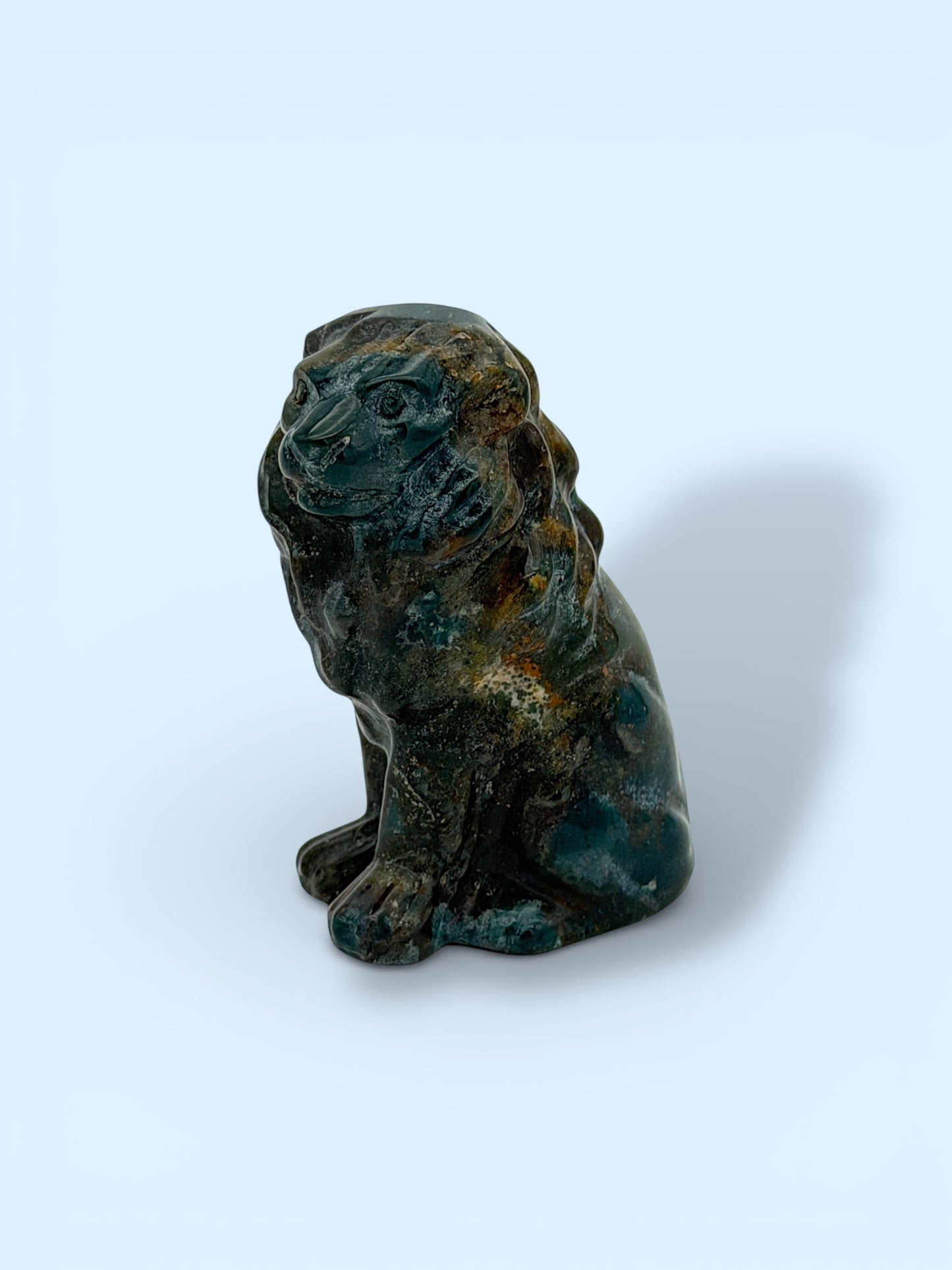 Crystal Lion Figurines