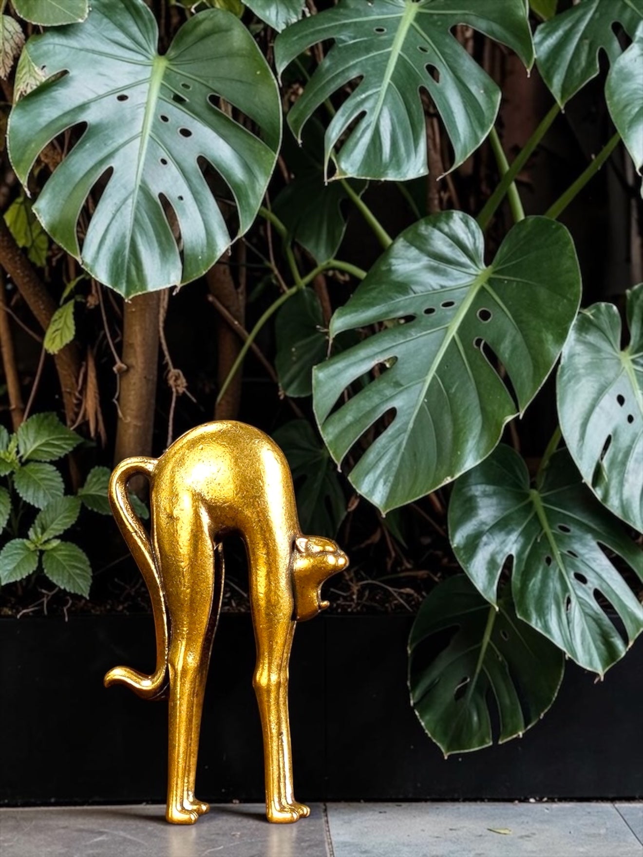 Brass Mini Cat Figurines