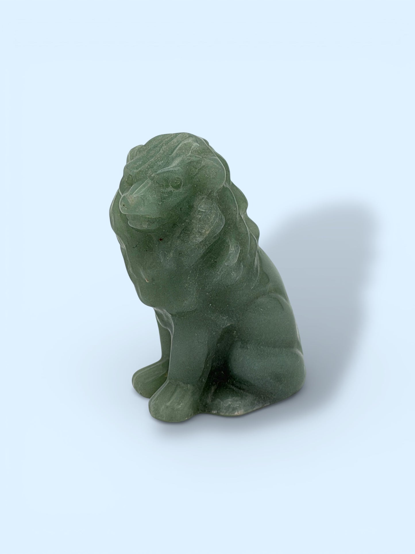 Crystal Lion Figurines