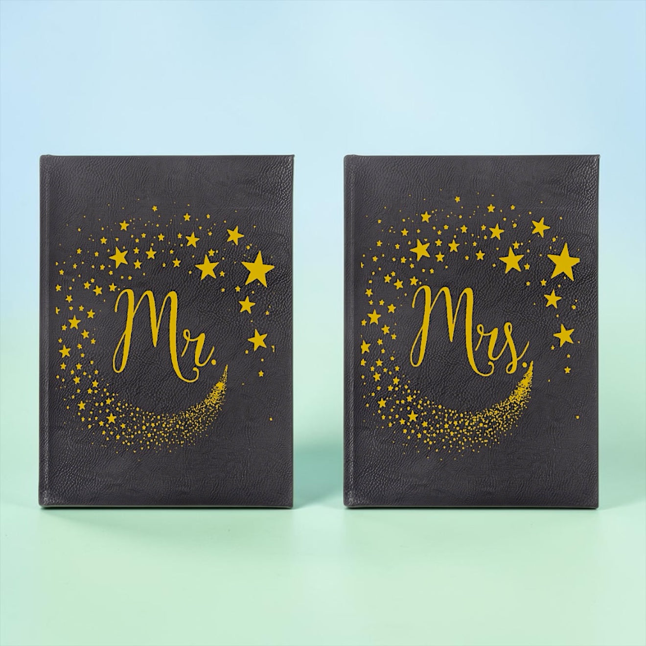 Faux Leather Lined Journal: Mr, Mrs Or Both