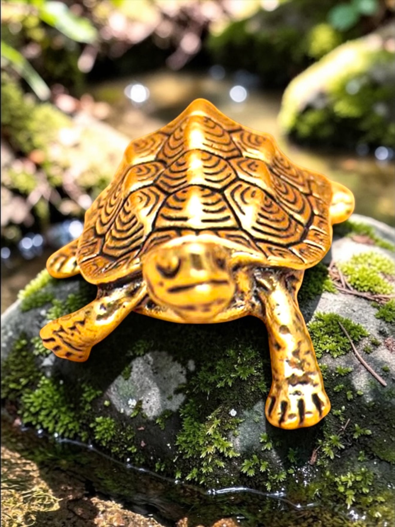 Brass Mini Turtle Collectible Figurine