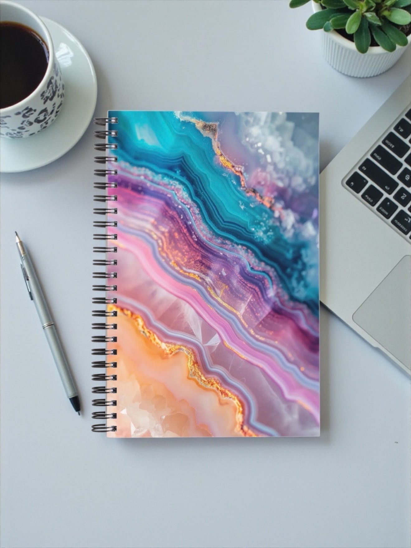 Ruled: Crystal Slices Writing Journal