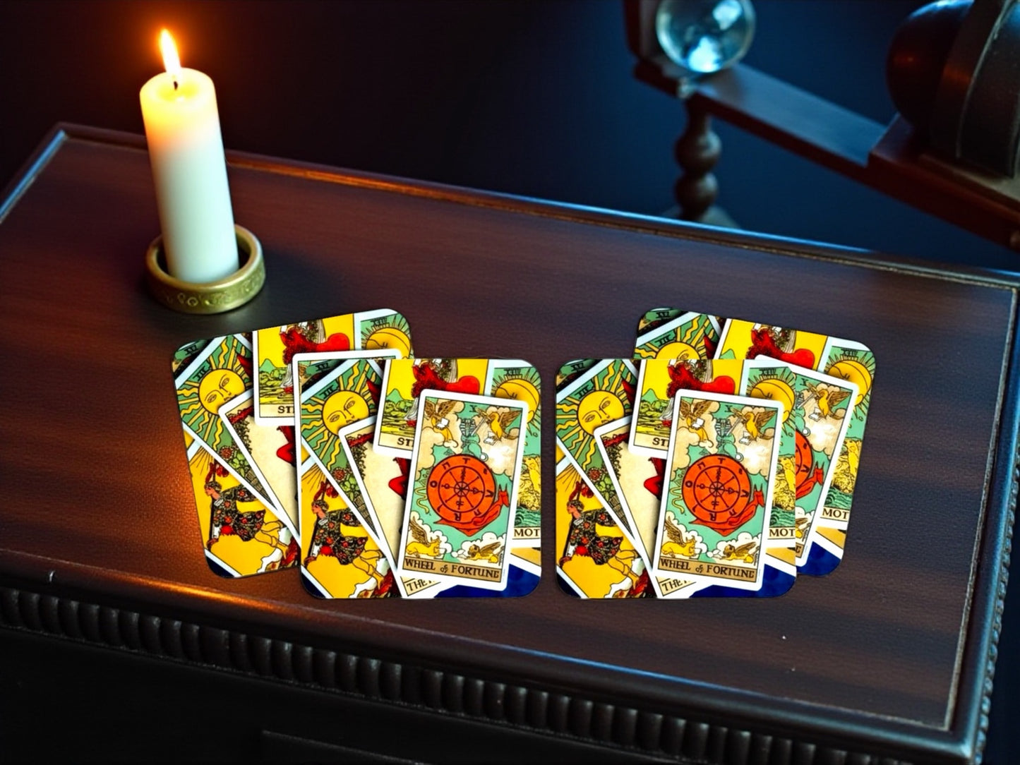 Tarot Cards Coaster Set