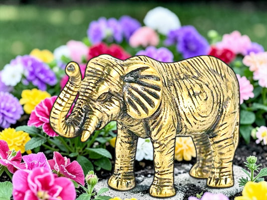 Brass Mini Elephant Collectible Figurine