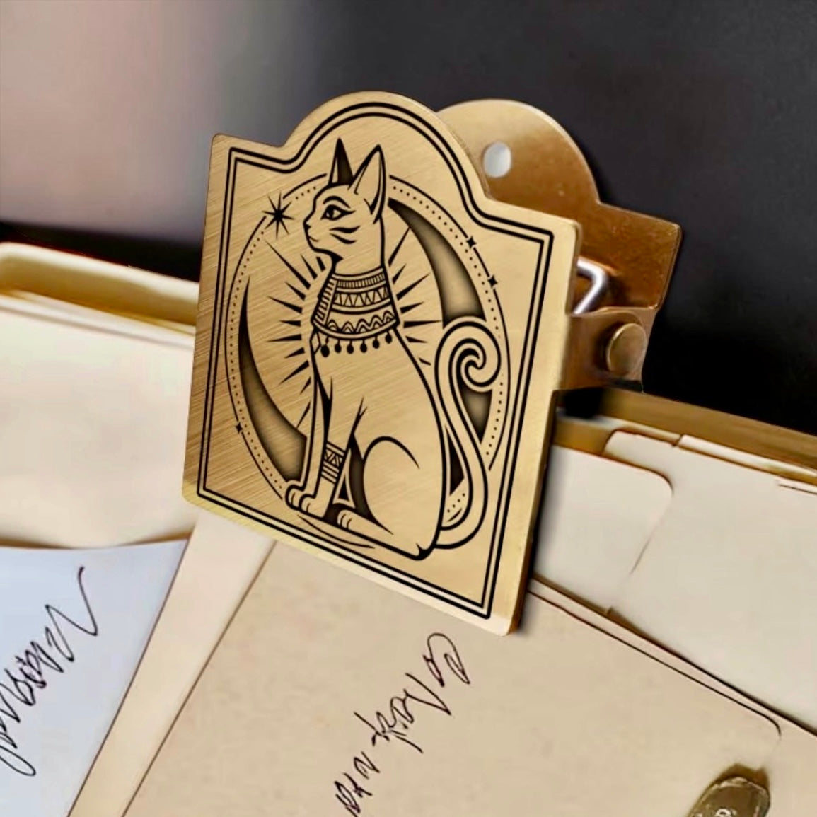 Vintage Metal Animal Book Journal Clip