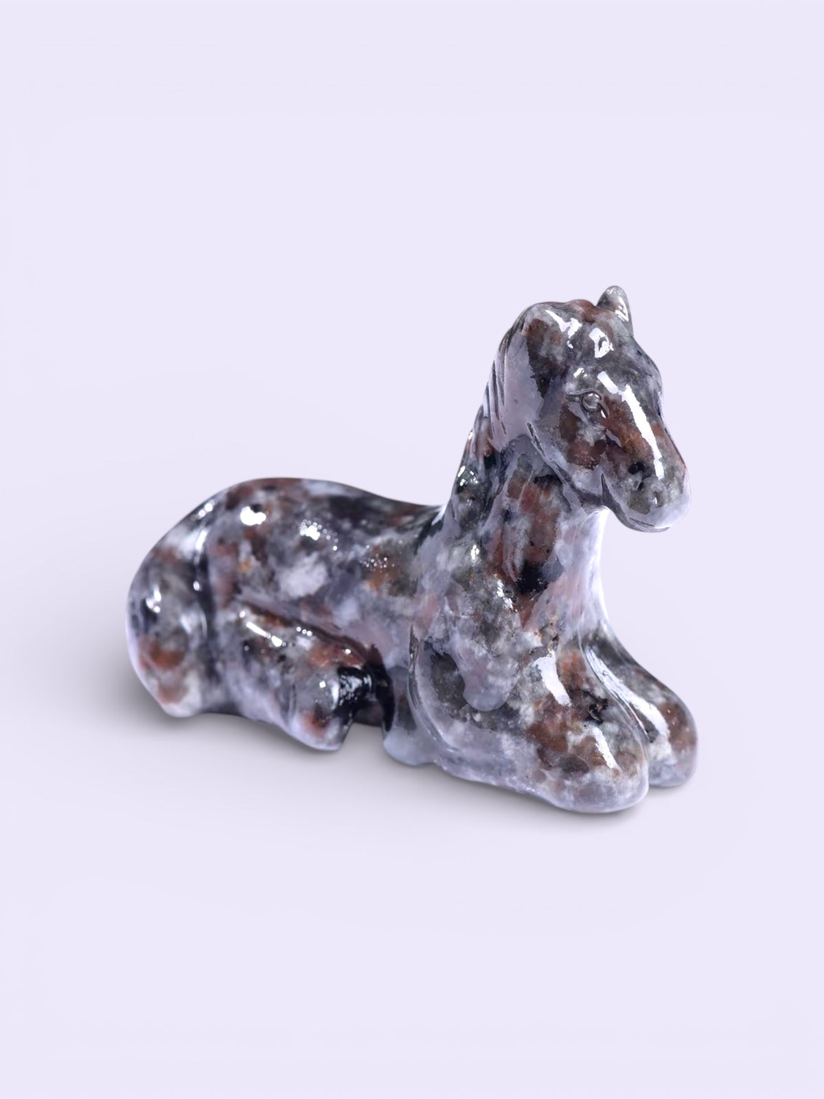 Crystal Horse Figurines