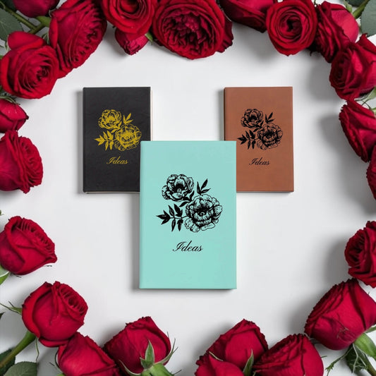 Faux Leather Lined Journal: Ideas