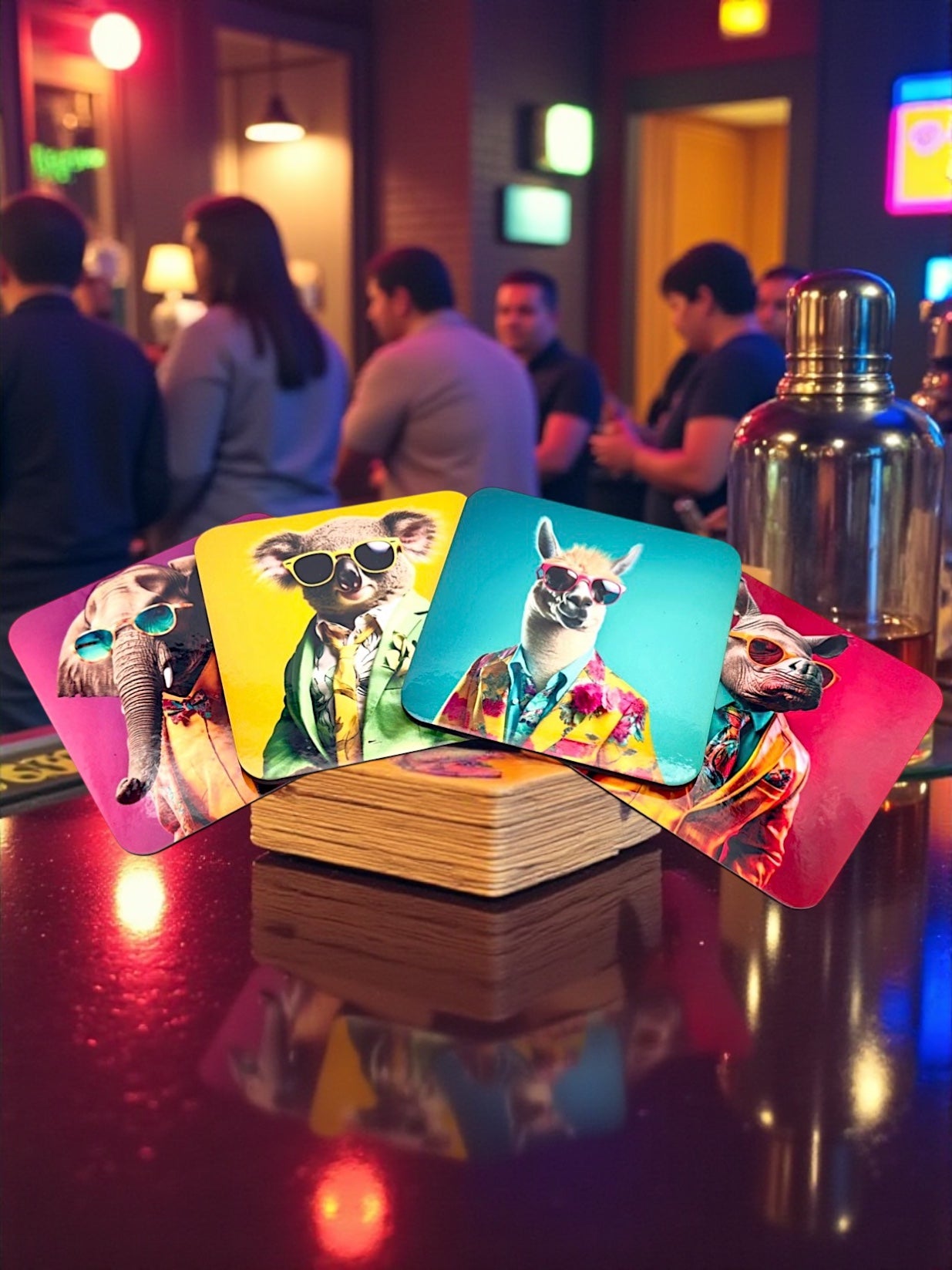 Amazing Animals Coaster Set