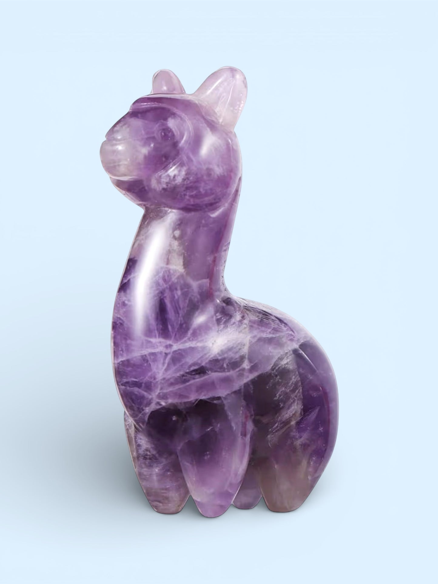 Crystal Llama Figurines