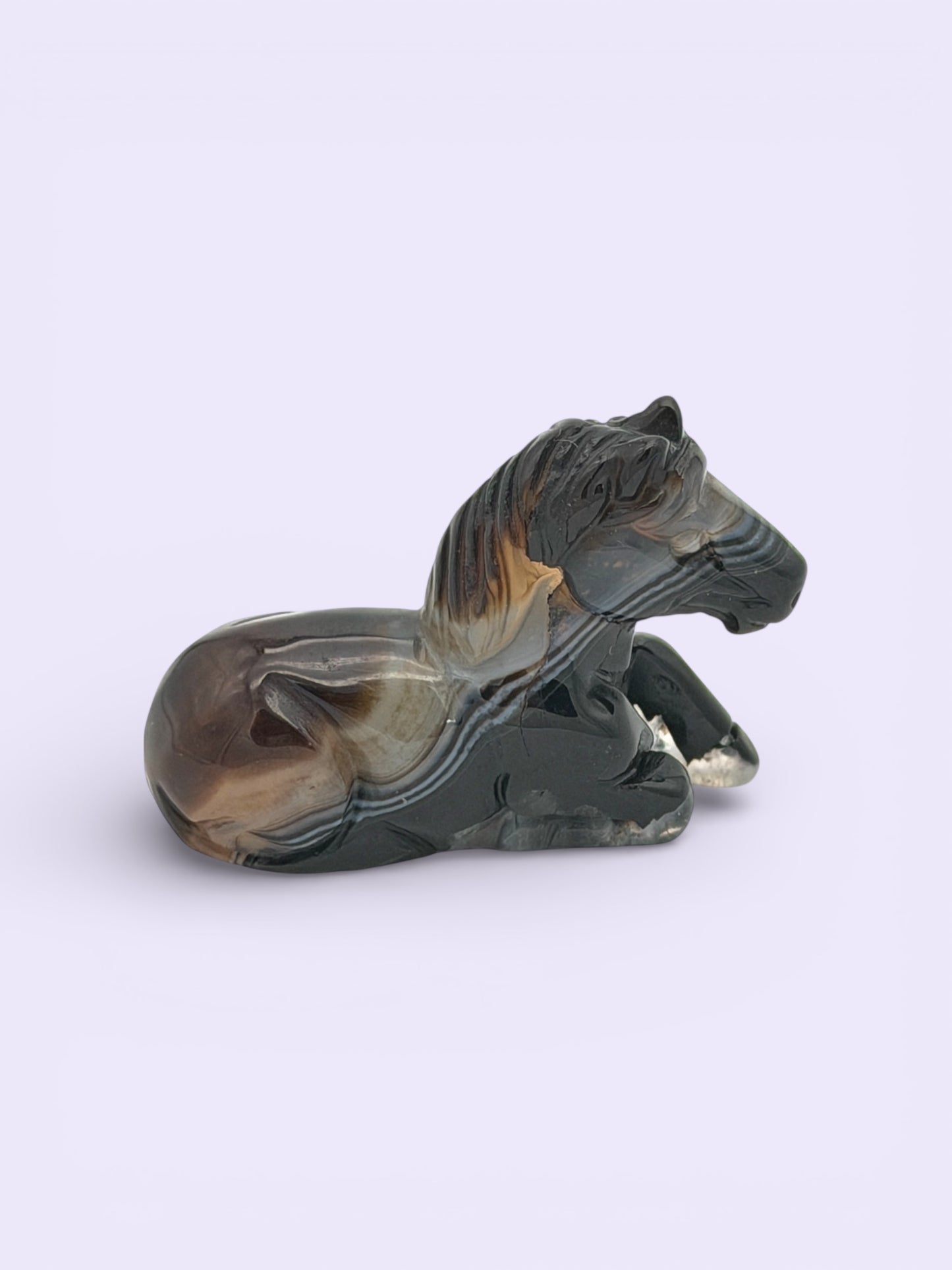 Crystal Horse Figurines