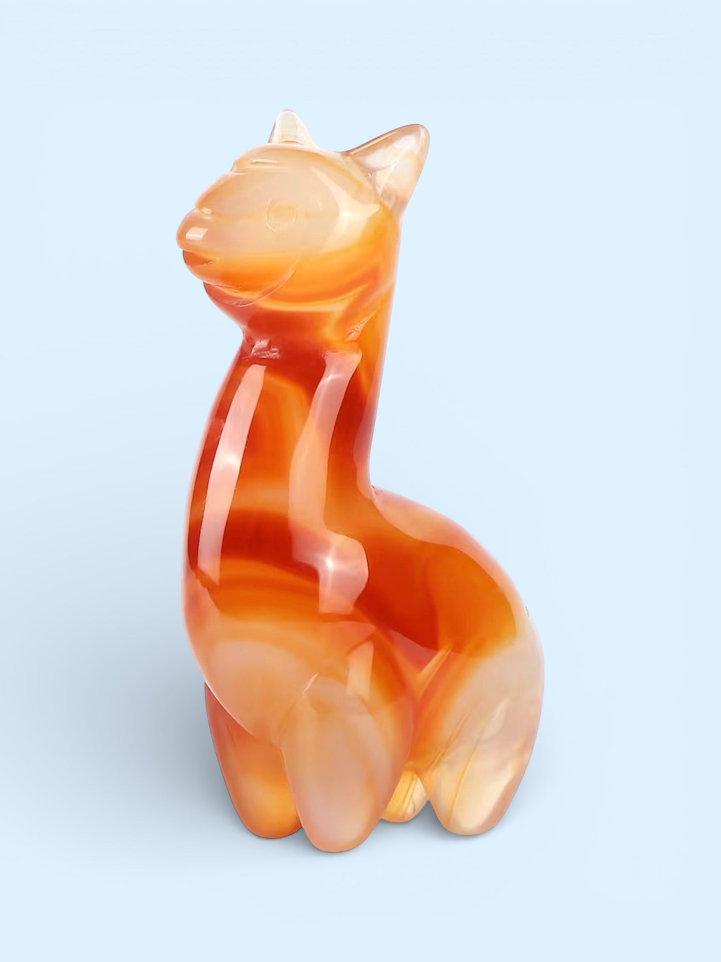 Crystal Llama Figurines