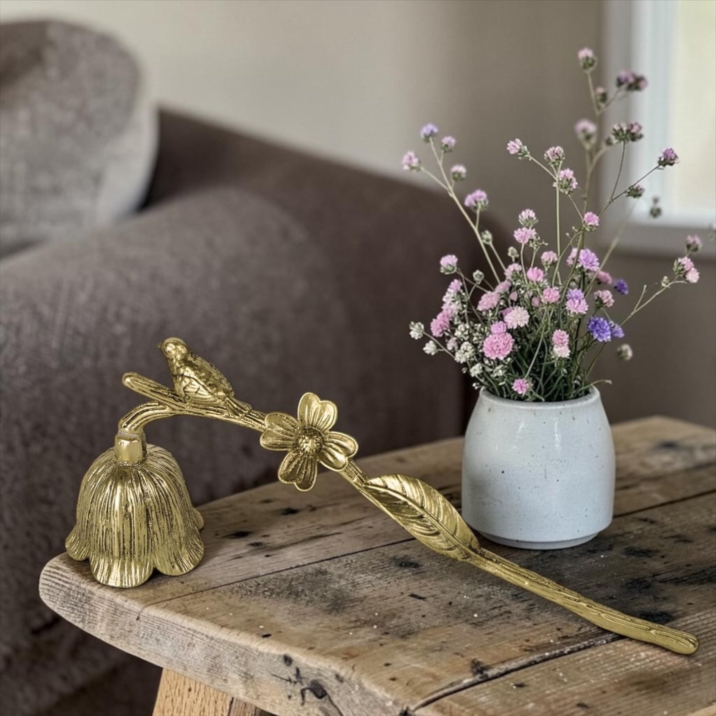 Vintage Flower Candle Snuffer