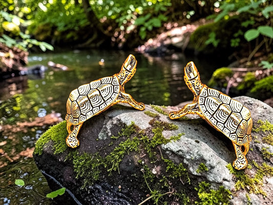 Brass Mini Turtle Collectible Figurine