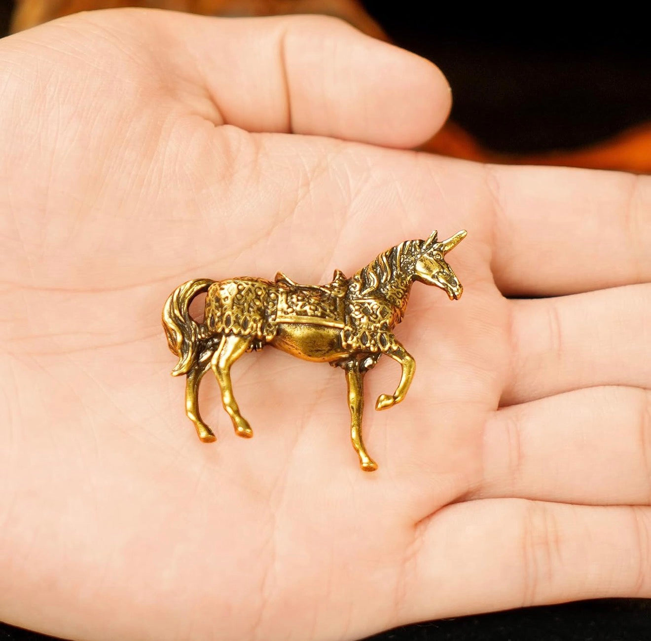 Brass Mini Unicorn Collectible Figurine