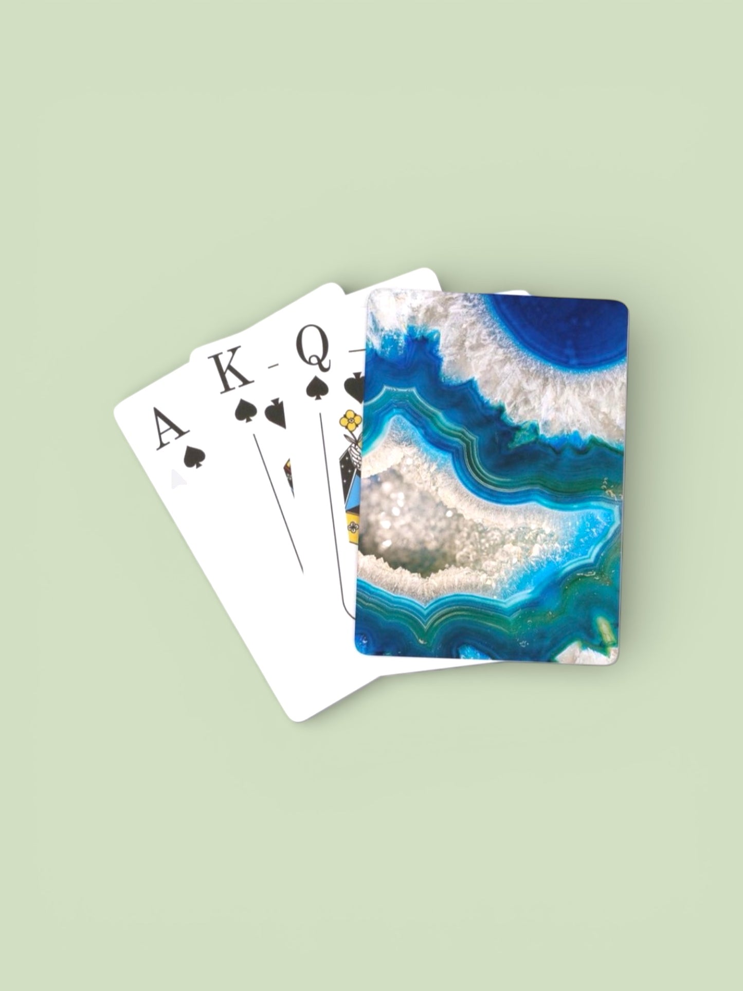 Crystal Card Deck with Acrylic Case