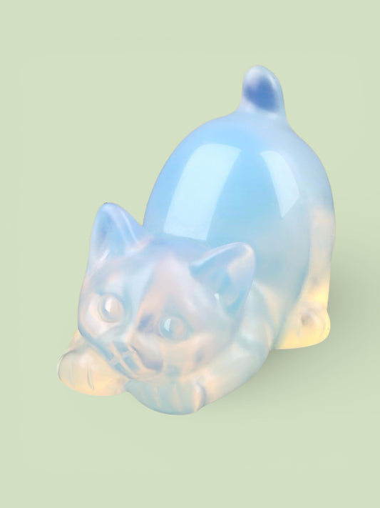 Crystal Figurine Cats