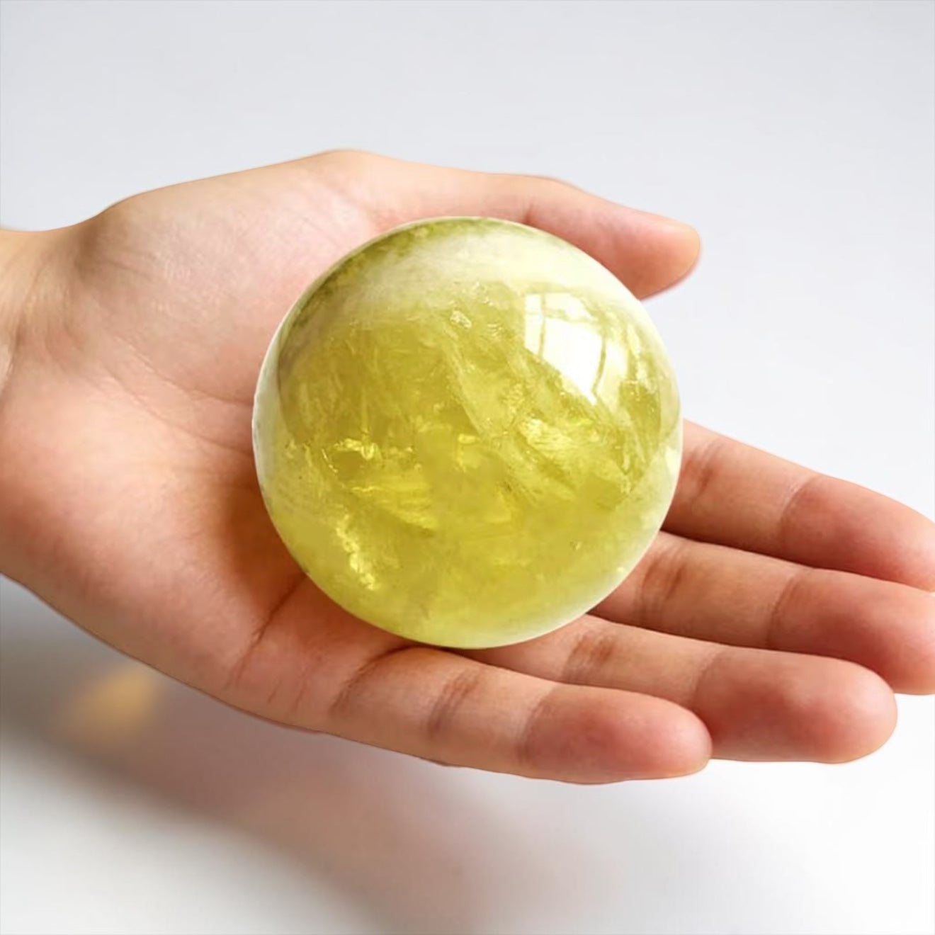 Natural Crystal Ball Polished Sphere 2.3-Inches (50-60mm)
