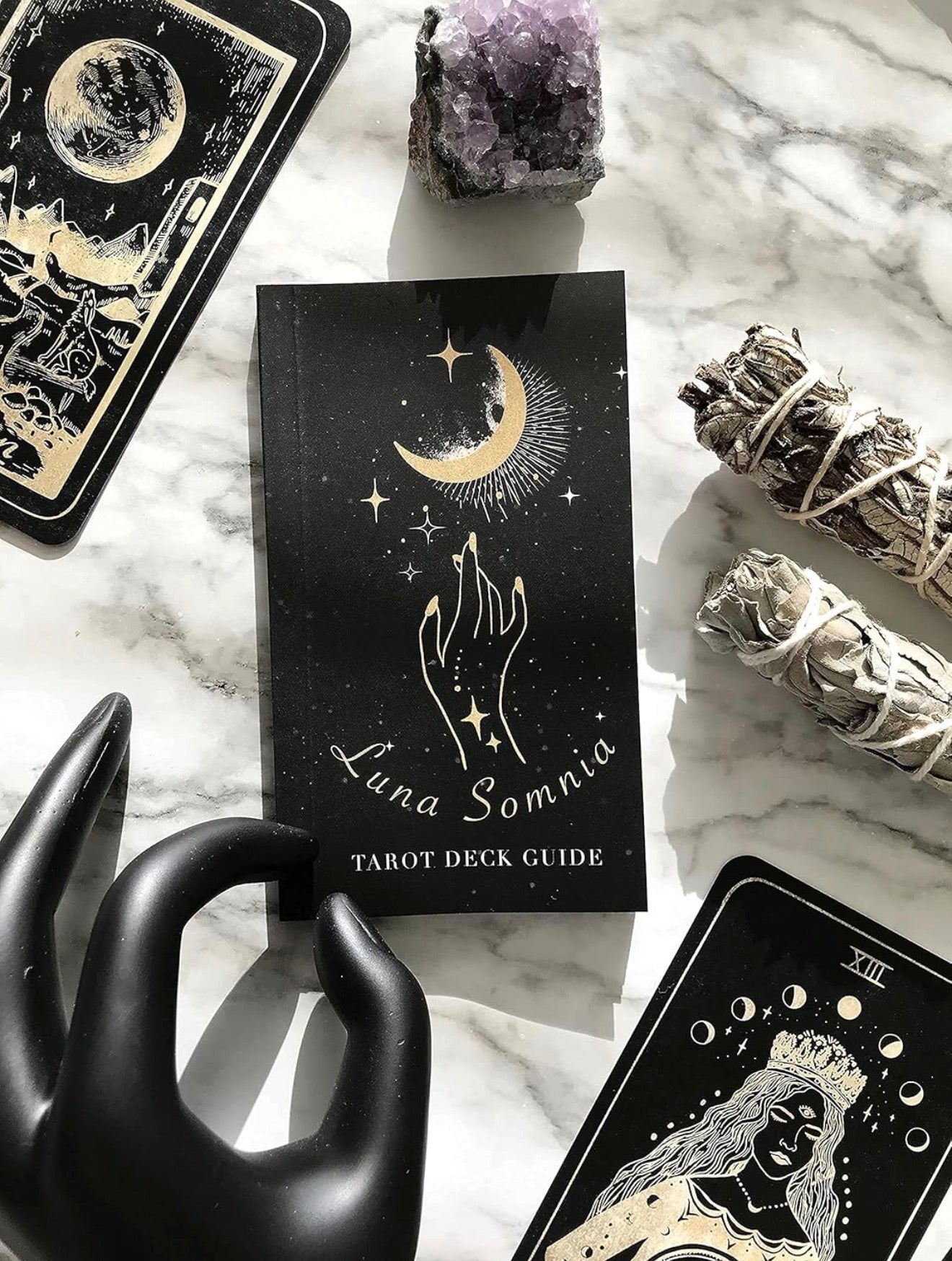 Shores Of The Moon Tarot Deck with Guildbook - Full 78 Tarot Deck