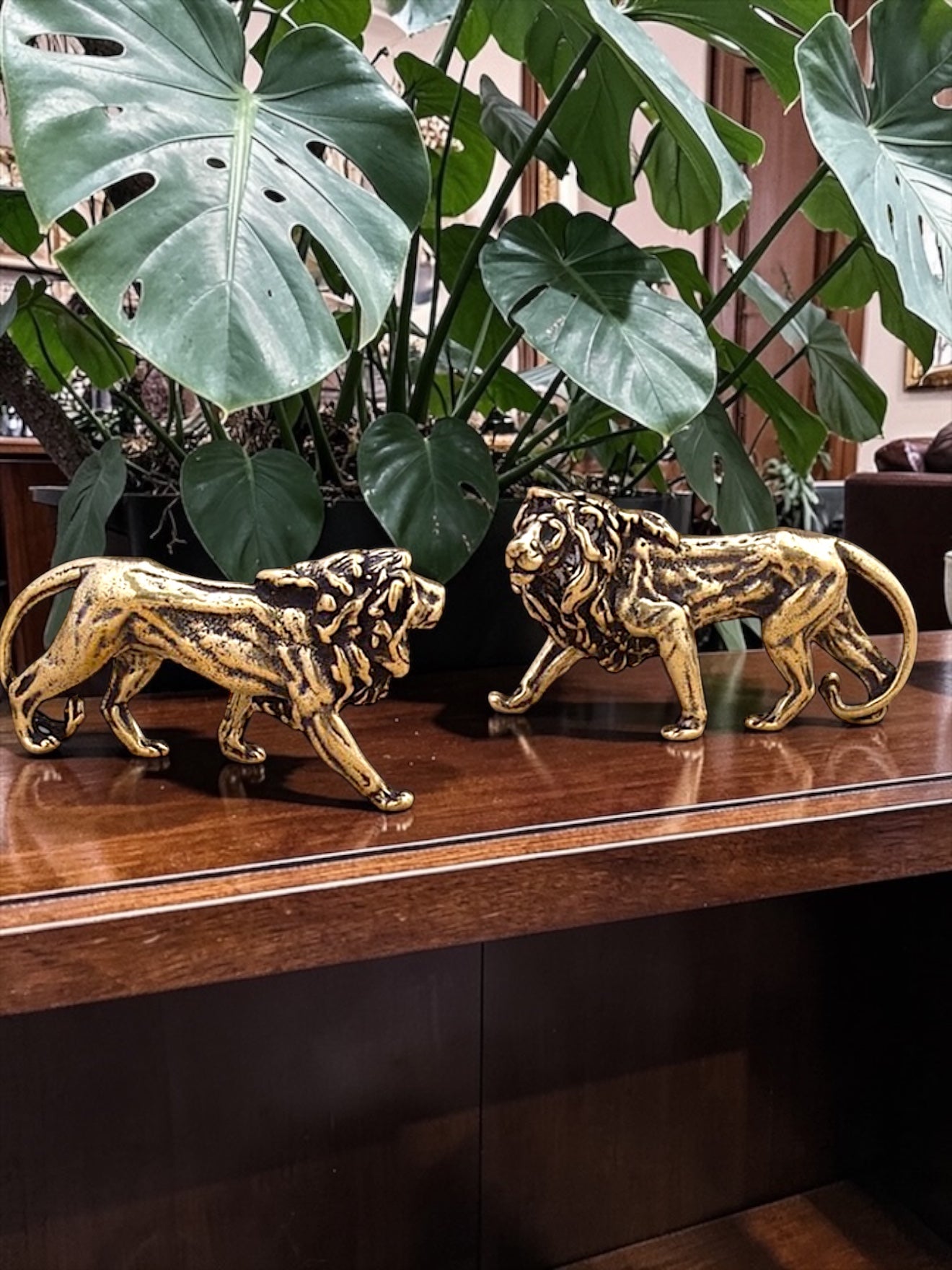 Brass Mini Lion Collectible Figurine