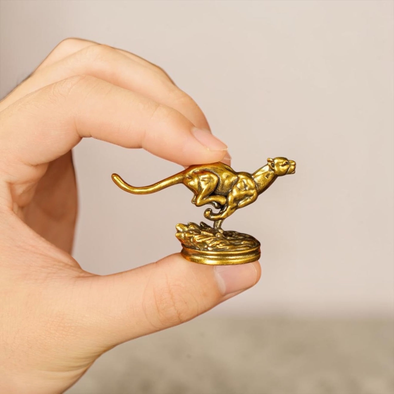 Brass Mini Flying Owl Collectible Figurine