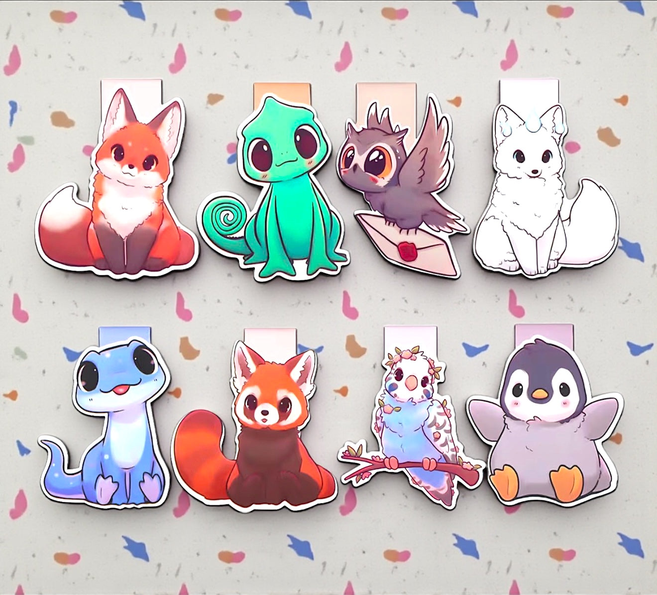 Cute Animal Magnetic Bookmarks
