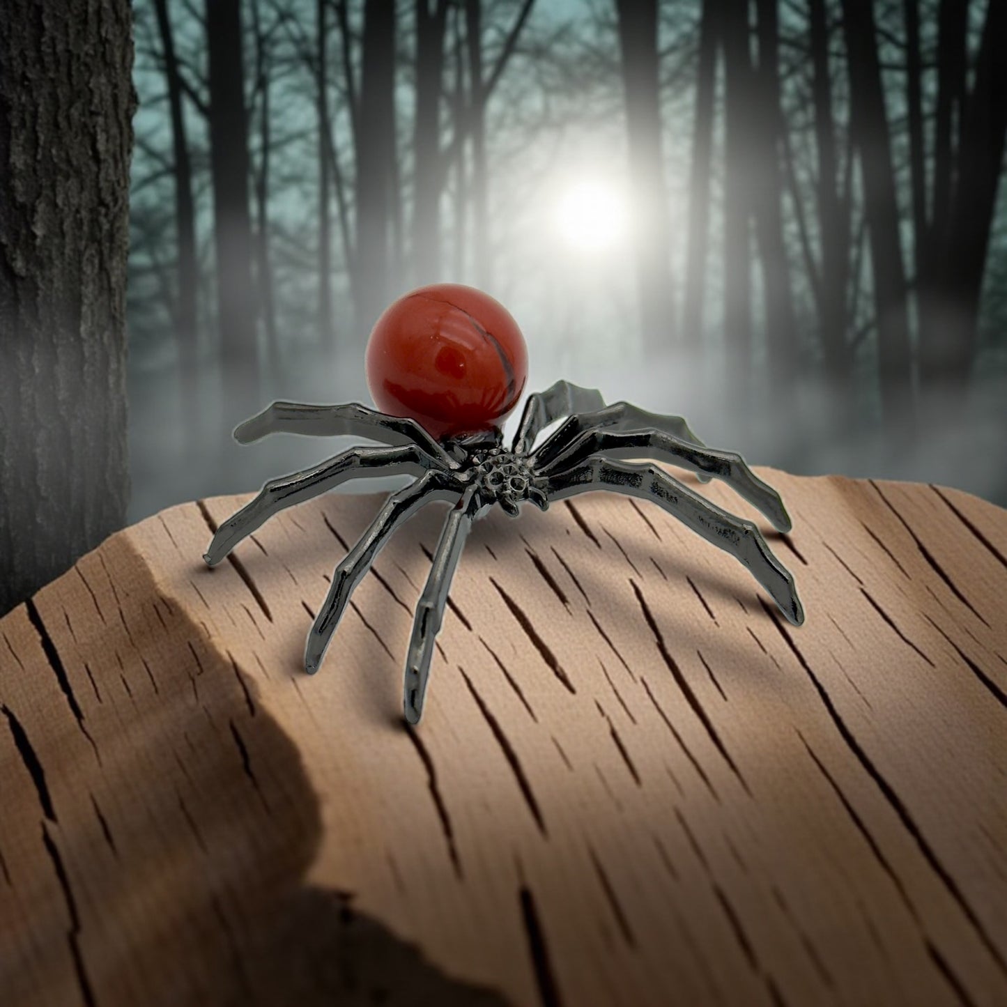 Spider Crystal Ball Figures