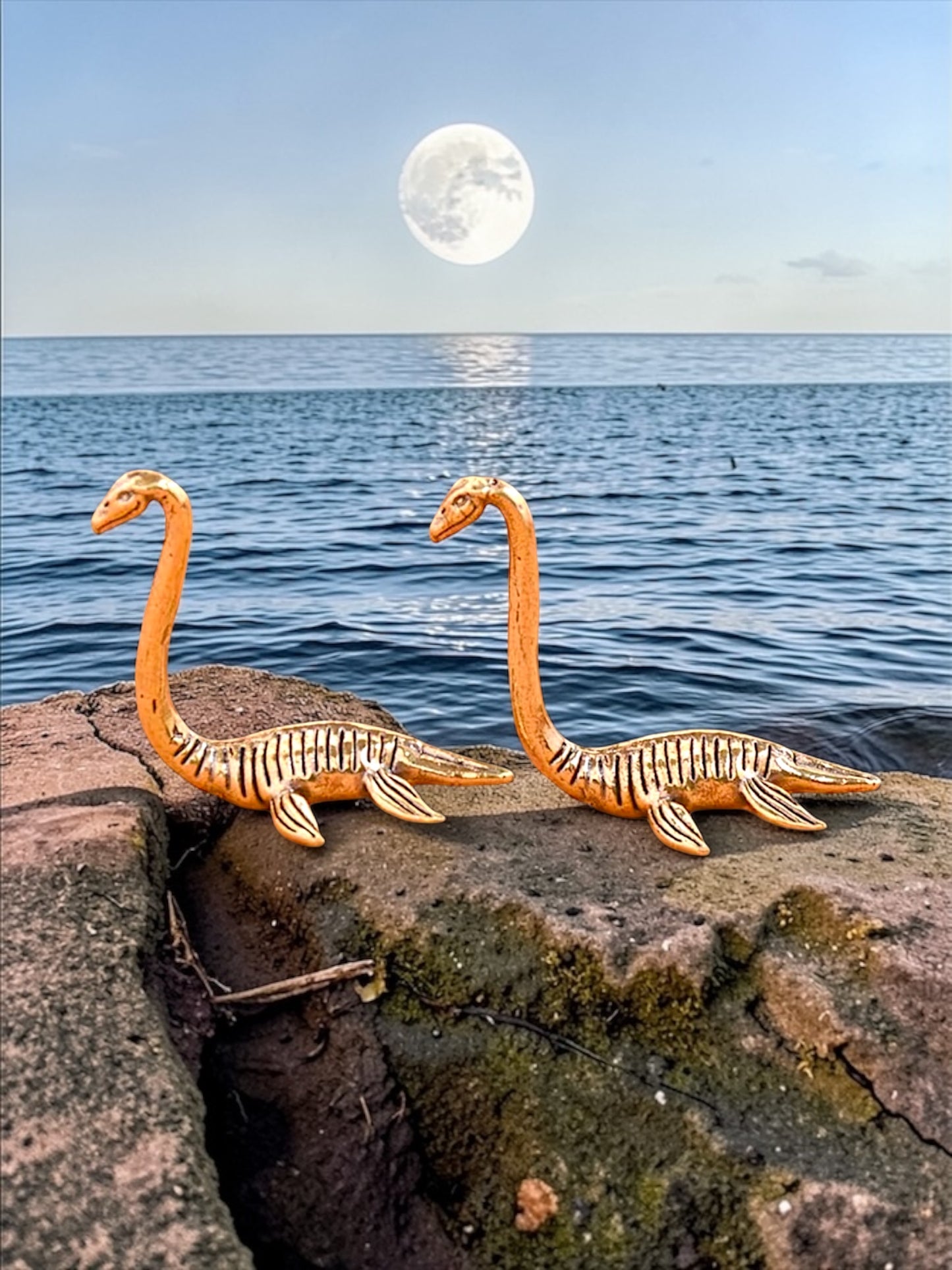 Brass Mini Lochness Collectible Figurines