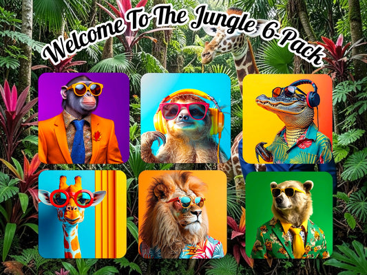 Welcome To The Jungle Coaster Set
