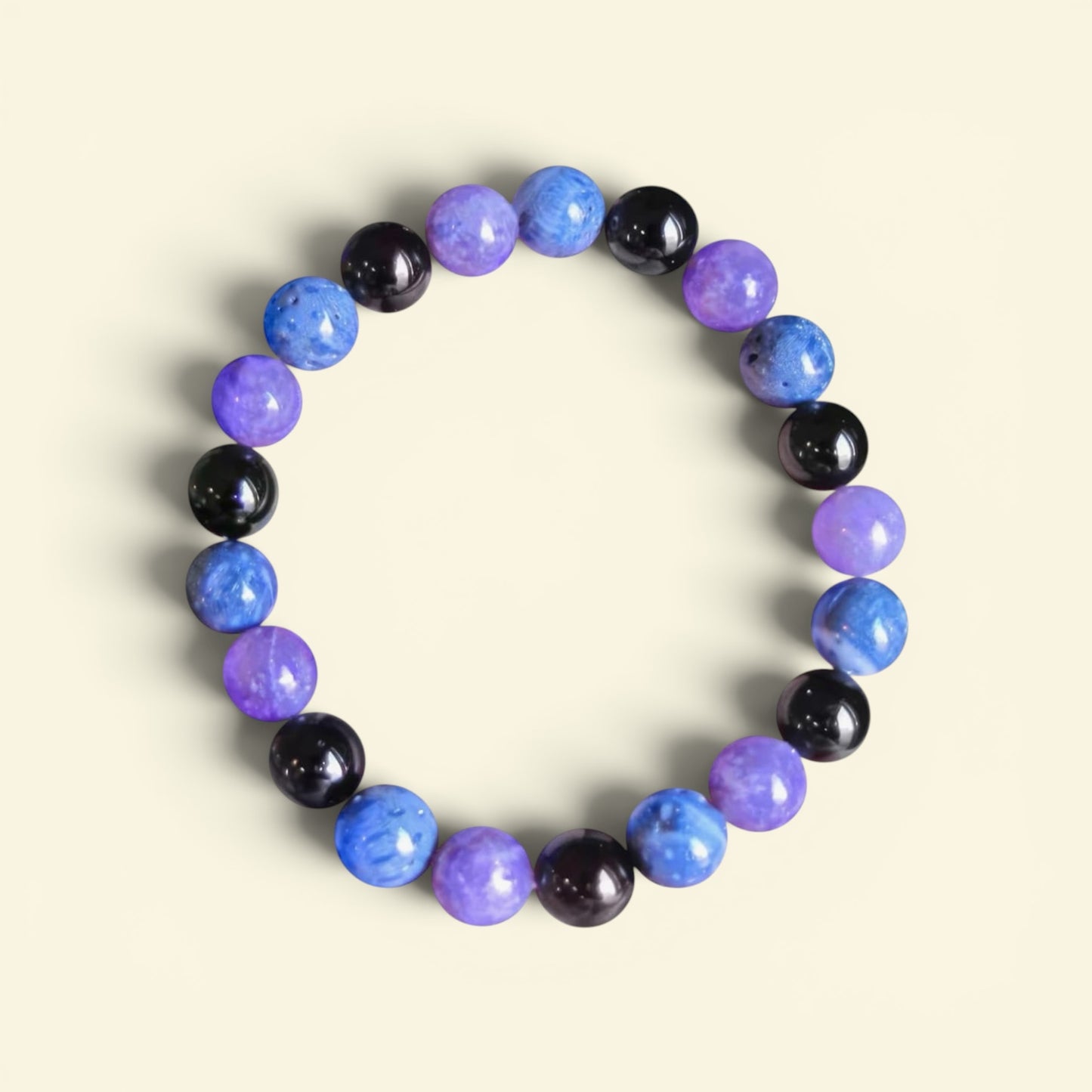 Reiki Crystal Healing Beaded Bracelet - Calming Aniexty
