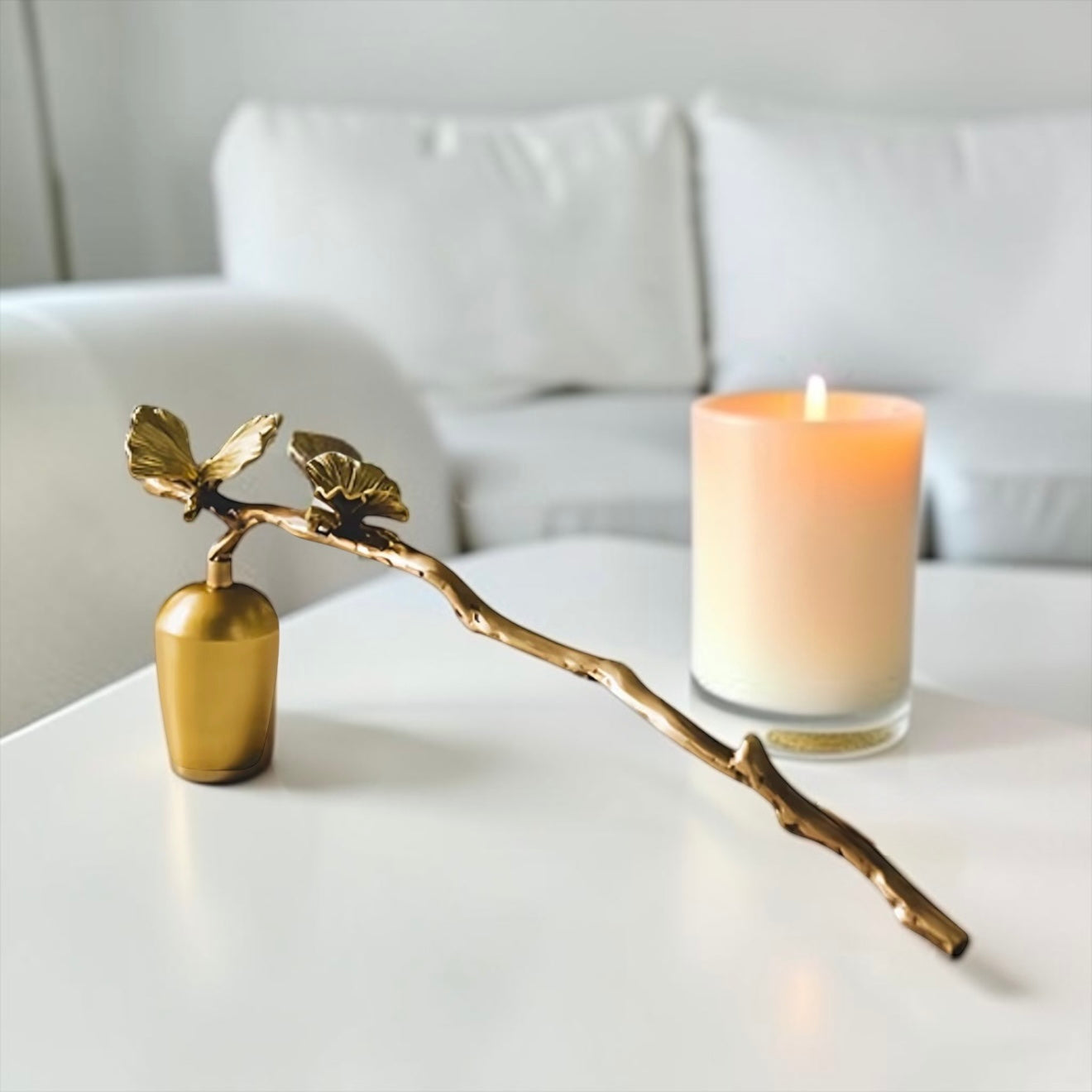 Vintage Brass Candle Snuffer