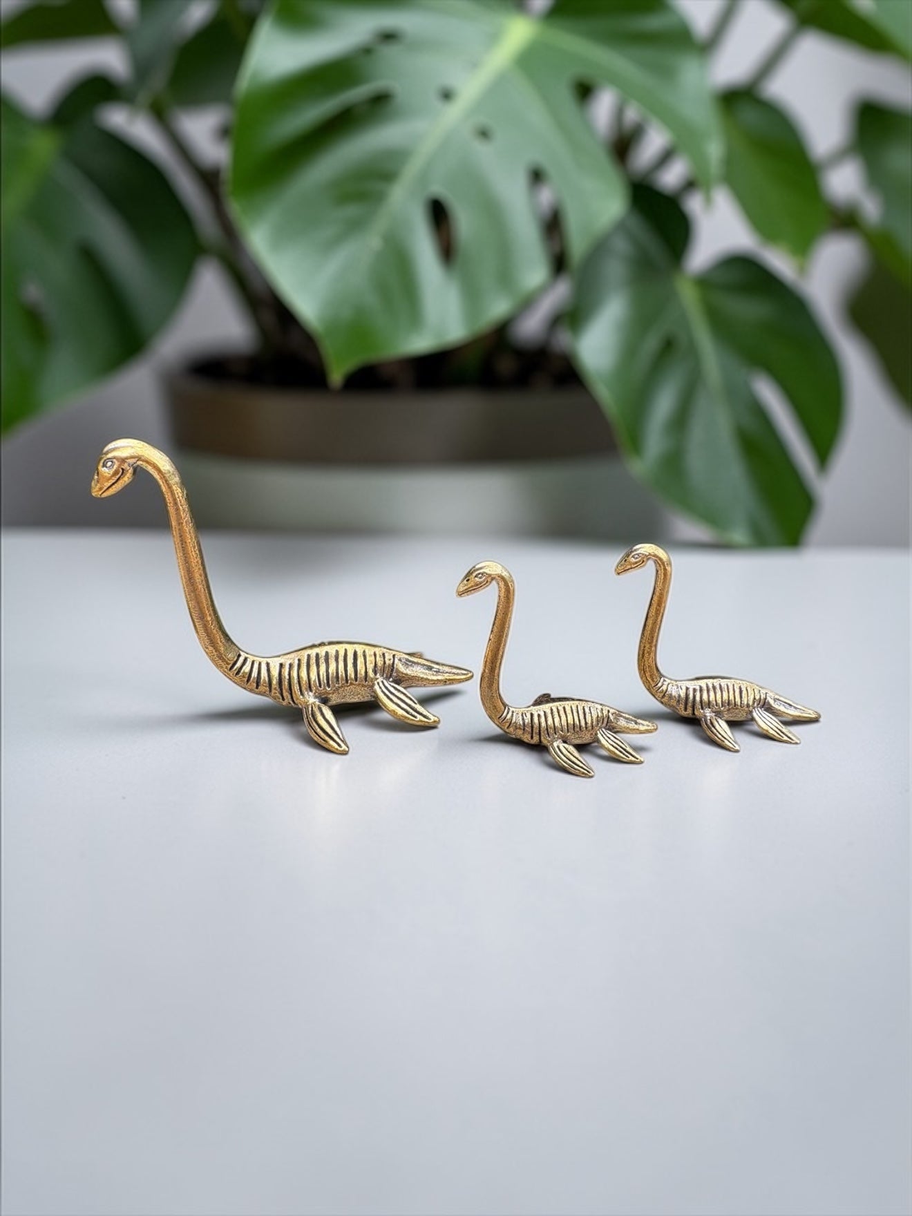 Brass Mini Lochness Collectible Figurines