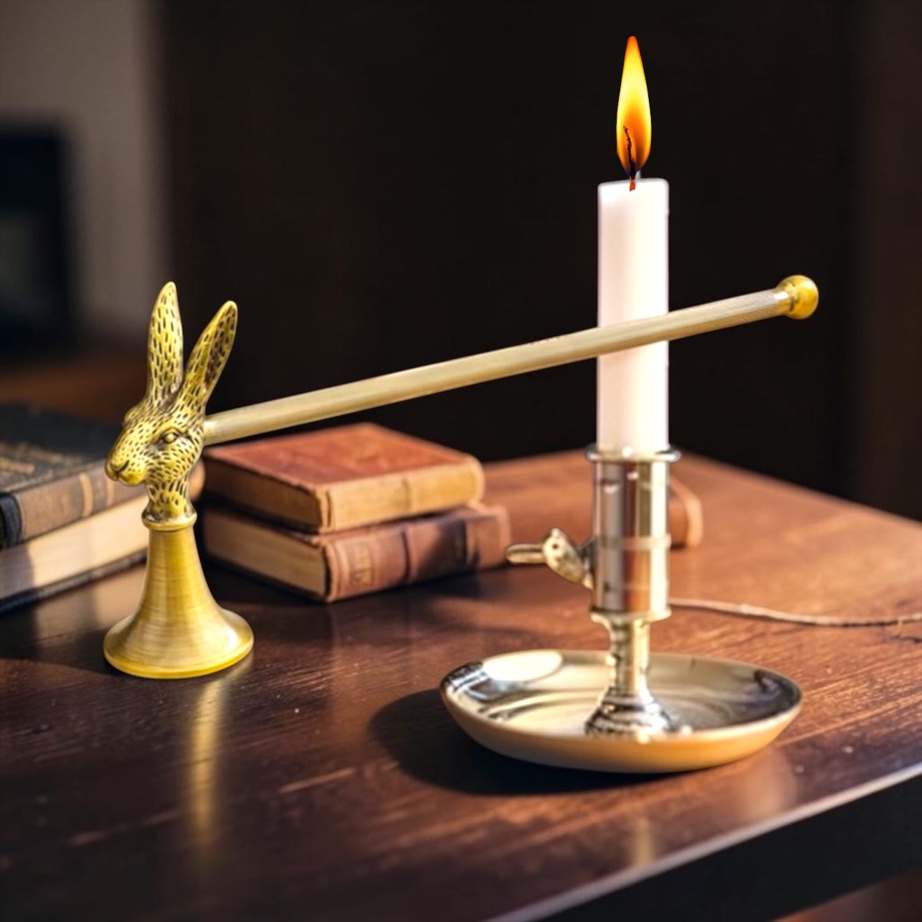 Vintage Brass Candle Snuffer