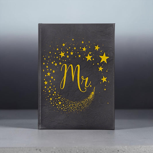 Faux Leather Lined Journal: Mr, Mrs Or Both