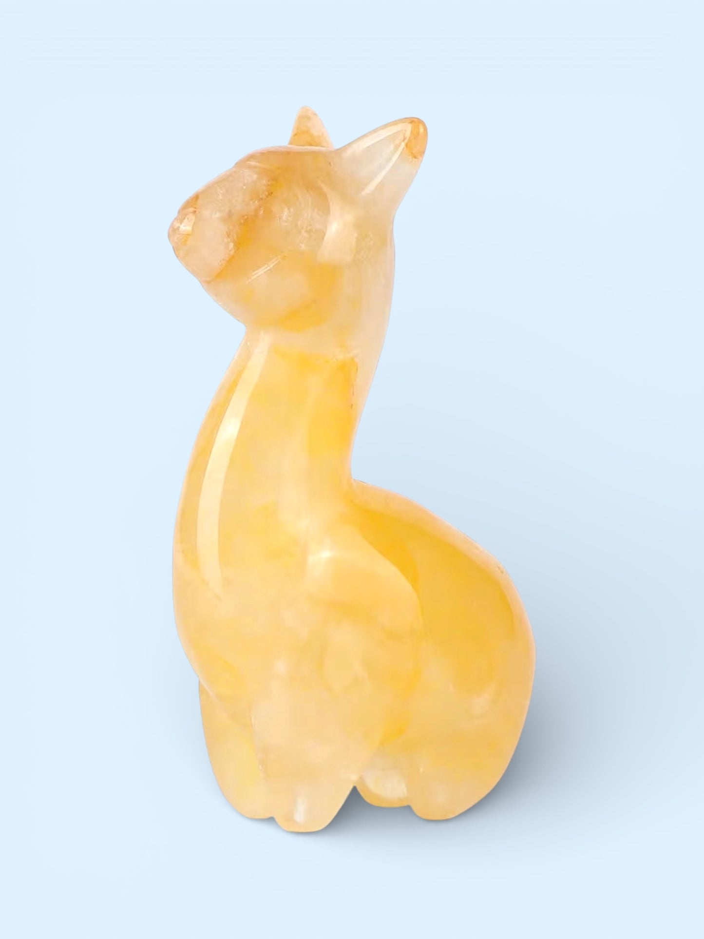Crystal Llama Figurines