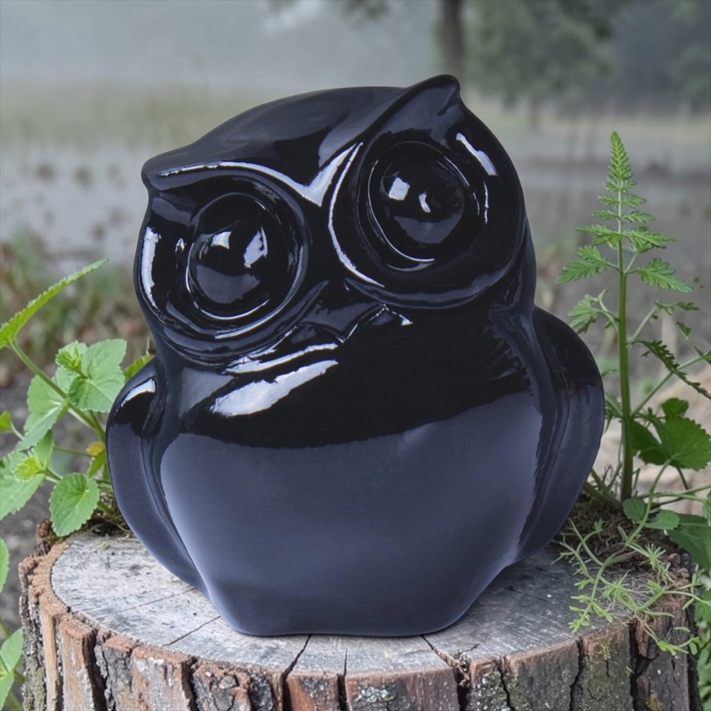 Crystal Owl Figurines
