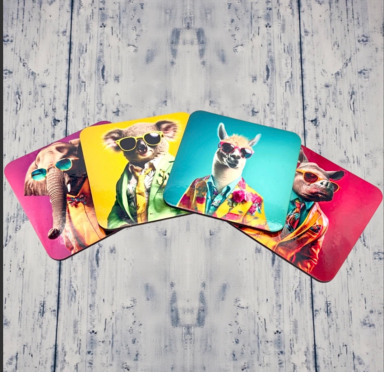 Amazing Animals Coaster Set