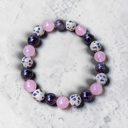 Reiki Crystal Healing Beaded Bracelet - Releasing The Past