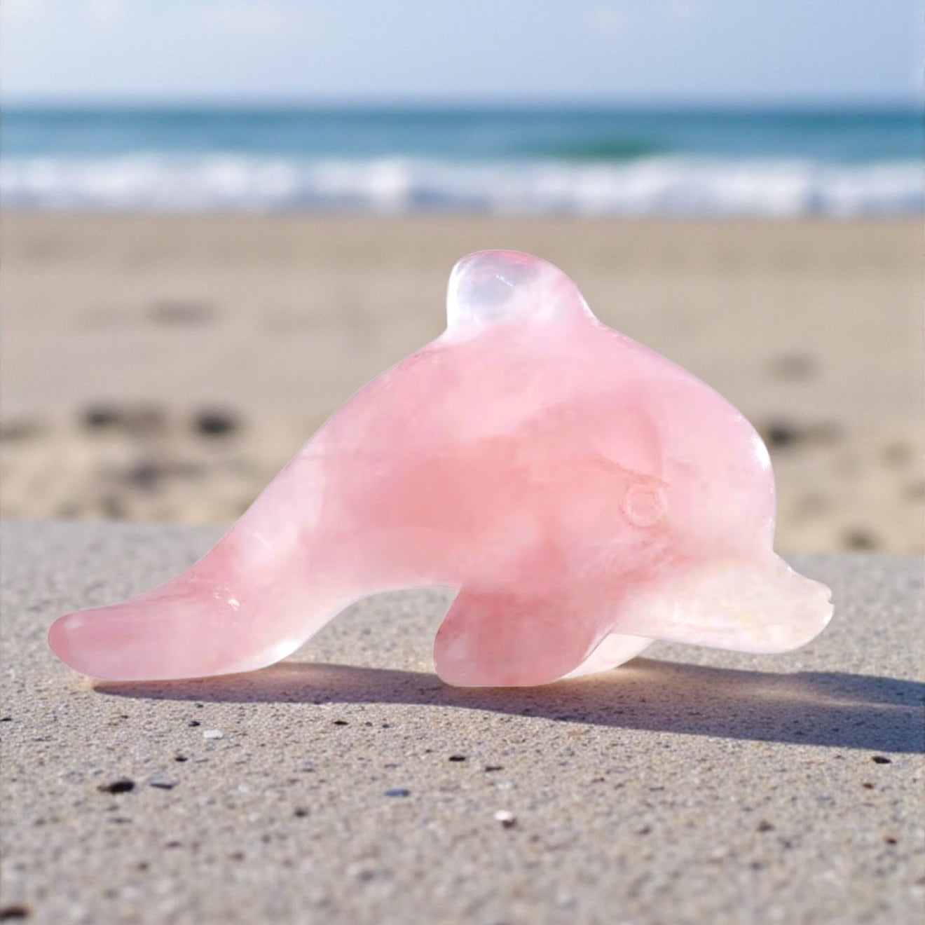 Crystal Dolphin Figurines