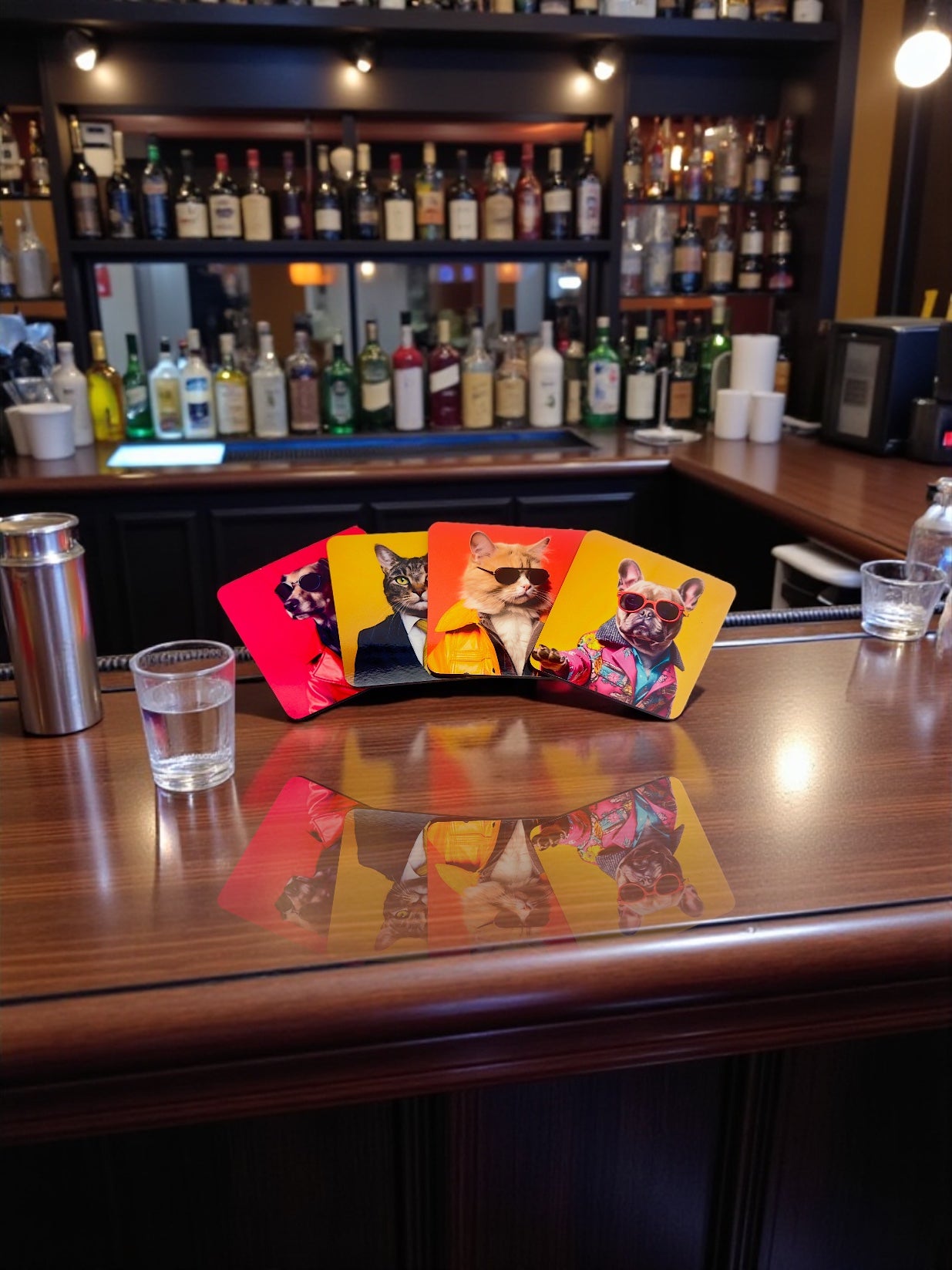 Furry Friends Coaster Set